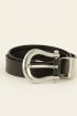 Black belt basic with silver buckle | My Jewellery