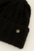 Black cable knit beanie | My Jewellery