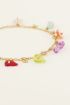 Bracelet with coloured rhinestones & stars | My Jewellery