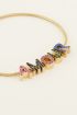 Armband met gekleurde amour bedels | My Jewellery