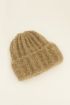 Brown cable knit beanie | My Jewellery