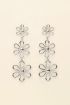 Casa Fiore earrings with three flower outlines | My Jewellery