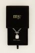 Schakelketting met zirkonia initial | My Jewellery