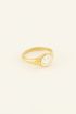 Gold smiley ring | My Jewellery
