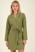 Green belted blazer dress | My Jewellery