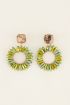 Groene statement oorhangers | My Jewellery