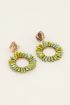 Groene statement oorhangers | My Jewellery