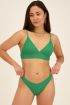 Green ribbed v-shape bikini bottoms | My Jewellery