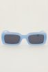 Light blue rectangular sunglasses | My Jewellery