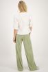 Light green pleated pants with elastic waistband | My Jewellery