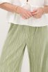 Light green pleated pants with elastic waistband | My Jewellery