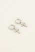 Bold Spirit oorringen met strass kruis | My Jewellery
