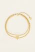 Bold Spirit dubbele armband met ster | My Jewellery