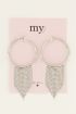 Oorringen groot met kwastjes van strass| My Jewellery