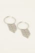 Oorringen groot met kwastjes van strass| My Jewellery