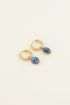 Bold Spirit blauwe cameo oorringen | My Jewellery