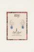 Bold Spirit blauwe cameo oorringen | My Jewellery