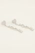 Oorhangers met love letters & strass | My Jewellery