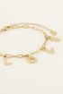 Armband met love letters & strass | My Jewellery