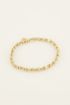 Elastische armband met bolletjes & blokjes | My Jewellery