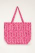 Shopper met roze barokprint | My Jewellery