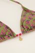 Bikini bedel met bloem & strass steen | My Jewellery