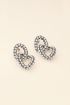 Chain earrings with rhinestones | My Jewellery
