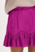 Purple skirt satin look with ruffles | My Jewellery