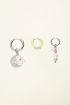 Trio of charm hoop earrings | My Jewellery
