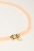 Orange beaded necklace with clasp | My Jewellery