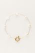 Valentine's minimalist bracelet with pearls | My Jewellery