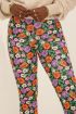 Multikleur flared legging met klaproos print | My Jewellery
