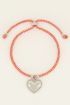Oranje armband met self love charm | My Jewellery