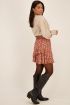Oranje rok met ruffles & bloemenprint | My Jewellery
