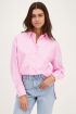 Oversized pink blouse with chest pocket | My Jewellery