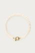 Freshwater pearl beaded bracelet with lock | My Jewellery