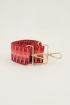 Roze bag strap met patroon | My Jewellery