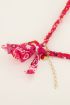 Gevlochten ketting met bandana print | My Jewellery