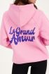 Pink hoodie le grand amour | My Jewellery