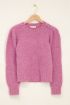 Pink jumper with buttons on shoulder | My Jewellery