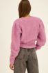 Pink jumper with buttons on shoulder | My Jewellery