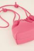 Pink pleaded crossbody bag | My Jewellery