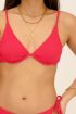 Pink ribbed bikini top | My Jewellery