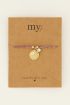 Rode armband met endless love charm | My Jewellery