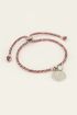 Rode armband met endless love charm | My Jewellery
