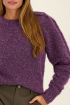Purple jumper with buttons on shoulder | My Jewellery