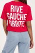 Red T-shirt Rive Gauche Droite | My Jewellery