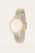Rond horloge met multikleur schakelband | My Jewellery