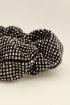 Scrunchie with black rhinestones | My Jewellery