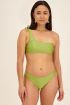 Shiny green v-shaped bikini bottoms  | My Jewellery